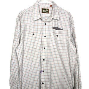 Howler Brothers Check Shirt Mens sz L Cotton Blend